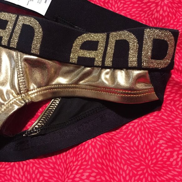 Andrew Christian Golden Boy Brief Jock Size LARGE 🆕🩲🌟 - Picture 6 of 12